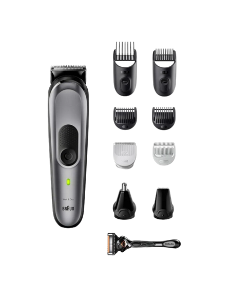 Trimmer pentru bărbați Braun MGK7420, Gri