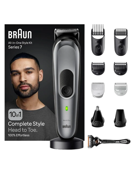 Мужской Триммер Braun MGK7420, Серый Мужской Триммер Braun MGK7420, Серый