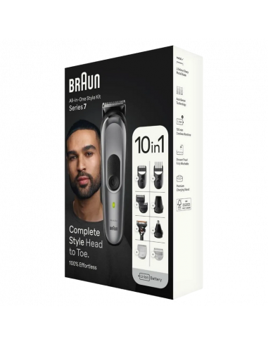 Мужской Триммер Braun MGK7420, Серый