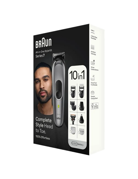 Мужской Триммер Braun MGK7420, Серый Мужской Триммер Braun MGK7420, Серый