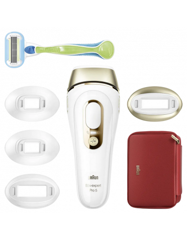 Фотоэпилятор Braun Silk-expert Pro 5 PL5382, Белый | Золотистый