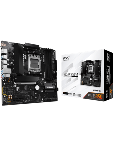 Материнская плата ASRock B850M Pro-A, AM5, AMD B850, Micro-ATX