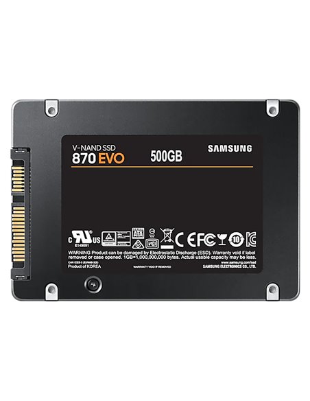 Накопитель SSD Samsung 870 EVO MZ-77E500, 500Гб, MZ-77E500B/KR
