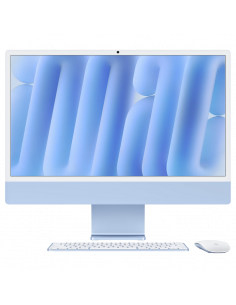 Computer All-in-One Apple iMac A3137, 24", M4 with 10-core CPU and 10-core GPU, 16GB/256GB, macOS Sequoia, Albastru