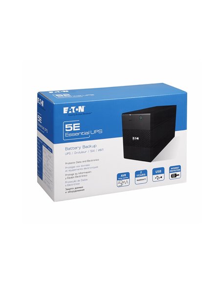 Источник бесперебойного питания Eaton 5E650IUSBDIN, Линейно-интерактивный, 650VA, Башня Источник бесперебойного питания Eaton 5E650IUSBDIN, Линейно-интерактивный, 650VA, Башня