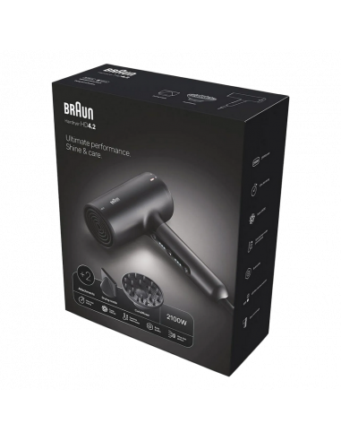 Фен Braun AD4.2, 2100Вт, Чёрный