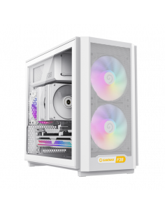 Компьютерный корпус Gamemax F36 WH, Mini-Tower, Без блока питания, Белый