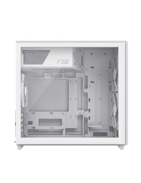 Carcasă PC Gamemax F36 WH, Mini-Tower, Fără PSU, Alb