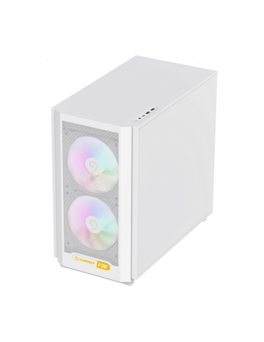 Carcasă PC Gamemax F36 WH, Mini-Tower, Fără PSU, Alb