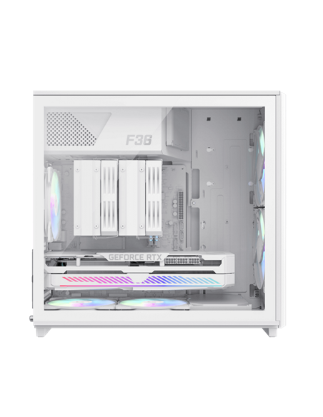 Компьютерный корпус Gamemax F36 WH, Mini-Tower, Без блока питания, Белый