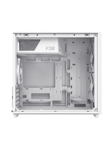 Компьютерный корпус Gamemax F36 WH, Mini-Tower, Без блока питания, Белый
