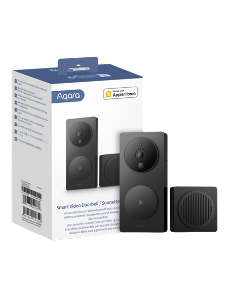 Sonerie video AQARA G4, Negru