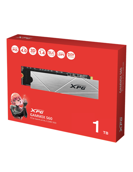 Unitate SSD ADATA XPG GAMMIX S60, 1024GB, AGAMMIXS60-1T-CS