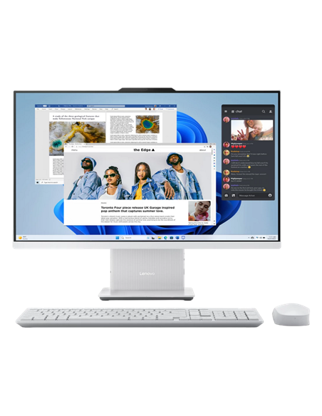 Моноблок Lenovo IdeaCentre AIO 27ARR9, 27", AMD Ryzen 3 7335U, 16Гб/512Гб, Без ОС, Cloud Grey