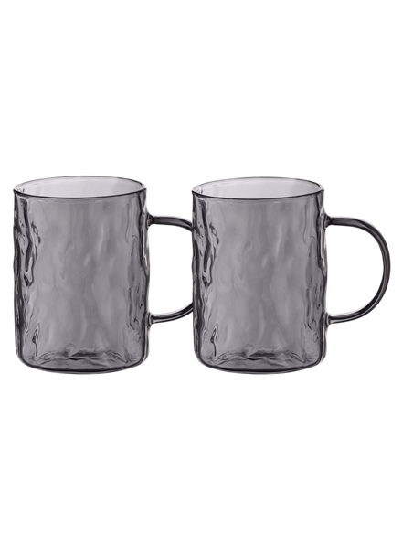 Set cupe Ardesto Shine AR2626GG, 260 ml, 2 bucs, Gri