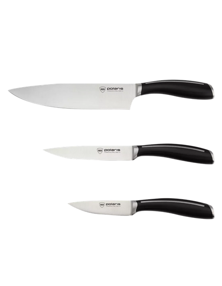 Set de Cuțite Polaris Stein-3SS, Negru