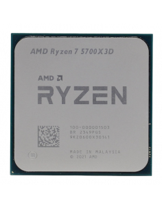 Процессор AMD Ryzen 7 5700X3D, Нет встроенной графики, Tray