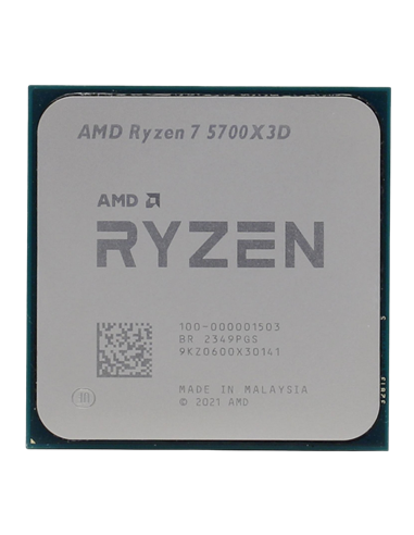 Процессор AMD Ryzen 7 5700X3D, Нет встроенной графики, Tray