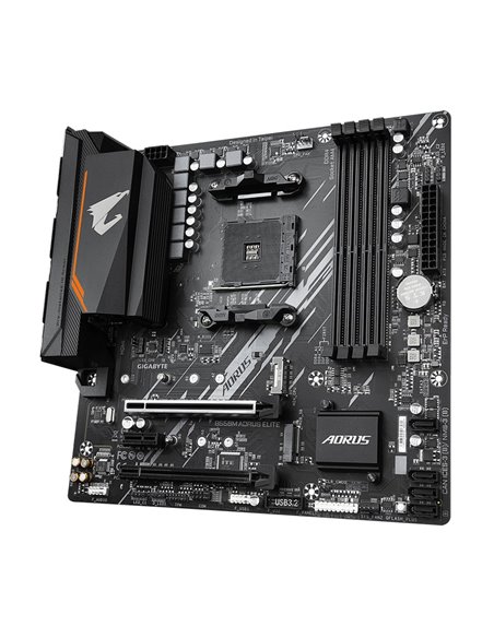 Материнская плата Gigabyte B550M AORUS ELITE, AM4, AMD B550, Micro-ATX