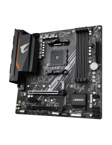 Placă de bază Gigabyte B550M AORUS ELITE, AM4, AMD B550, Micro-ATX