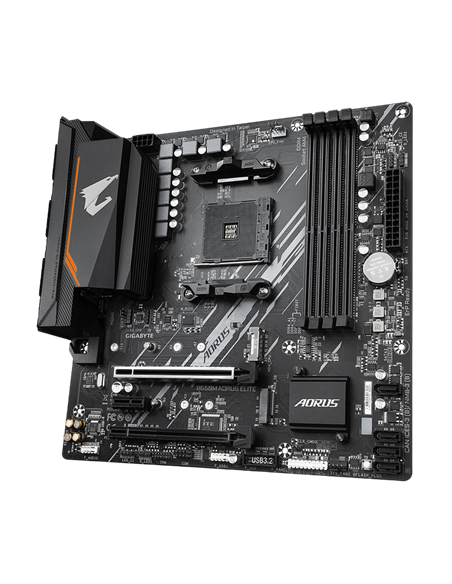 Материнская плата Gigabyte B550M AORUS ELITE, AM4, AMD B550, Micro-ATX