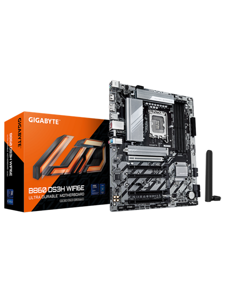 Материнская плата Gigabyte B860 DS3H WIFI6E, LGA1851, Intel B860, ATX