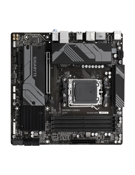 Placă de bază Gigabyte B650M DS3H, AM5, AMD B650, Micro-ATX