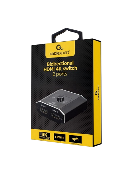 Comutator HDMI bi-directional Cablexpert DSW-HDMI-21, Negru Comutator HDMI bi-directional Cablexpert DSW-HDMI-21, Negru