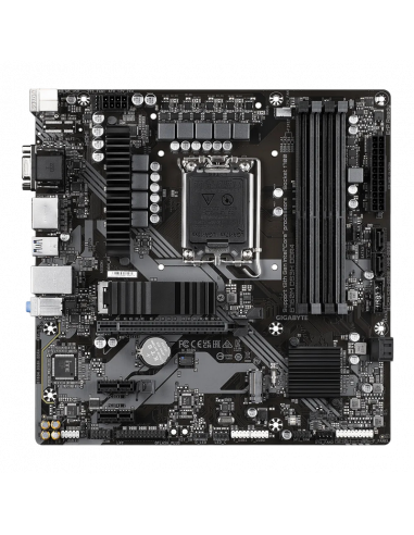 Материнская плата Gigabyte B760M DS3H DDR4, LGA1700, Intel B760, Micro-ATX