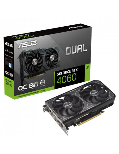 Placă Video ASUS DUAL-RTX4060-O8G-V2, 8GB GDDR6 128bit