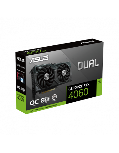 Видеокарта ASUS DUAL-RTX4060-O8G-V2, 8GB GDDR6 128бит