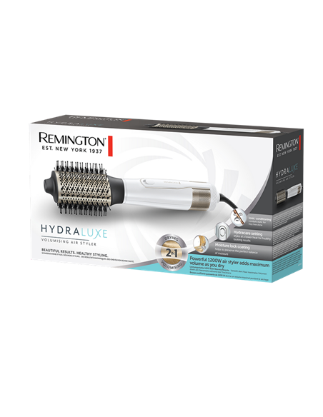 Фен-щётка Remington Hydraluxe AS8901, 1200Вт, Белый