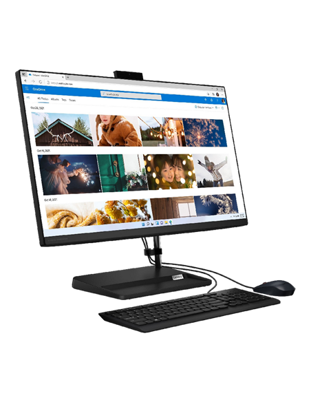 Моноблок Lenovo IdeaCentre 3 27ALC6, 27", AMD Ryzen 5 7430U, 16Гб/512Гб, Без ОС, Чёрный