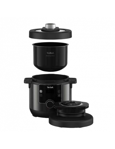 Мультиварка-скороварка Tefal CY778830, Чёрный | Нержавеющая сталь