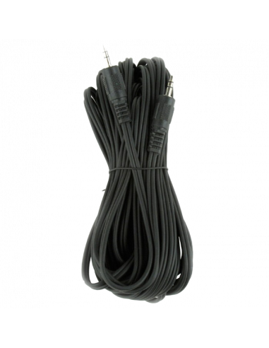 Аудиокабель Cablexpert CCA-404-10M, 3.5mm 3-pin (M) - 3.5mm 3-pin (M), 10м, Чёрный