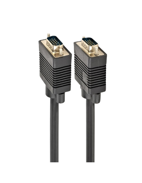 Видео кабель Cablexpert CC-PPVGA-10M-B, VGA D-Sub (M) - VGA D-Sub (M), 10м, Чёрный