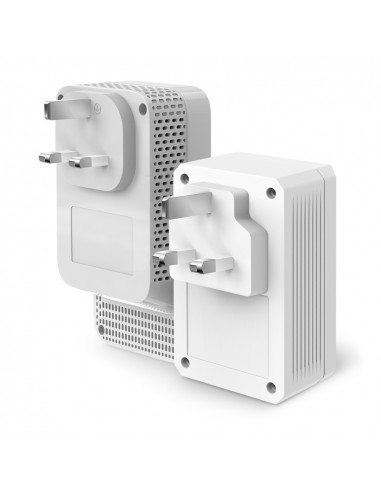 Wi-Fi + Powerline adapter TP-LINK TL-WPA7617 KIT, AV1000, 1000 Mbps, Alb