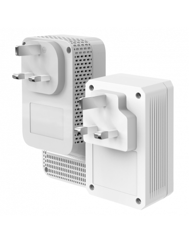 Wi-Fi + Powerline adapter TP-LINK TL-WPA7617 KIT, AV1000, 1000 Mbps, Alb