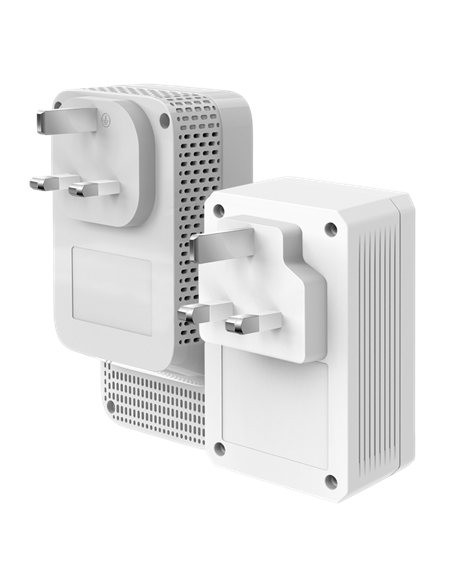 Wi-Fi + Powerline adapter TP-LINK TL-WPA7617 KIT, AV1000, 1000 Mbps, Alb