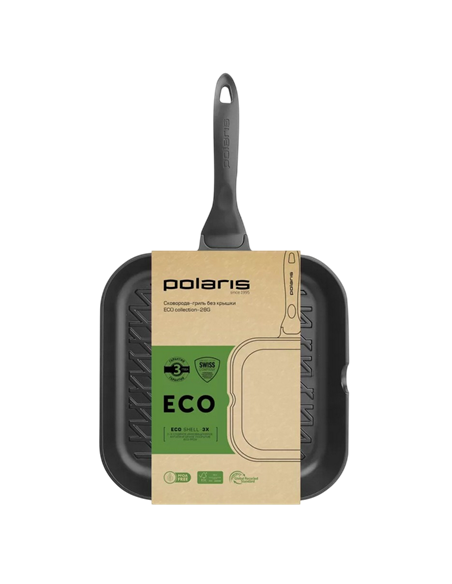 Сковорода-гриль Polaris ECO collection-28G, 28см, Фиолетовый