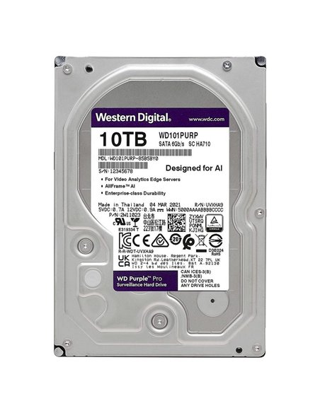Жесткий диск Western Digital WD Purple Pro, 3.5", 10 ТБ <WD101PURP>