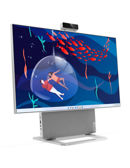 Моноблок Lenovo Yoga AIO 7 27APH8, 27", AMD Ryzen 7 8845HS, 32Гб/1024Гб, Windows 11 Home SL, Cloud Grey