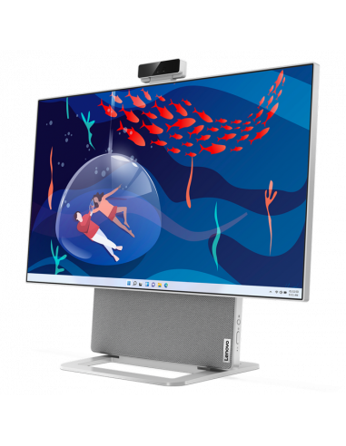 Computer All-in-One Lenovo Yoga AIO 7 27APH8, 27", AMD Ryzen 7 8845HS, 32GB/1024GB, Windows 11 Home SL, Cloud Grey