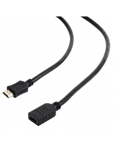 Видео кабель Cablexpert CC-HDMI4X-15, HDMI (M) - HDMI (F), 4,5м, Чёрный