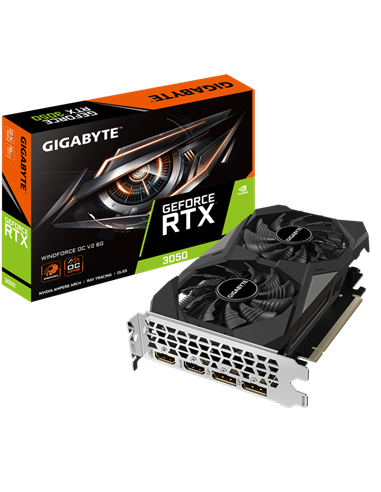 Видеокарта Gigabyte GV-N3050WF2OCV2-6GD, 6GB GDDR6 96бит