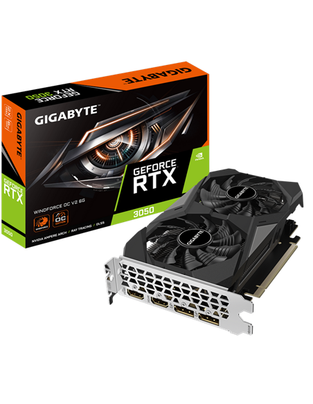 Видеокарта Gigabyte GV-N3050WF2OCV2-6GD, 6GB GDDR6 96бит