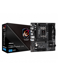 Материнская плата ASRock B760M PG LIGHTNING/D4, LGA1700, Intel B760, Micro-ATX