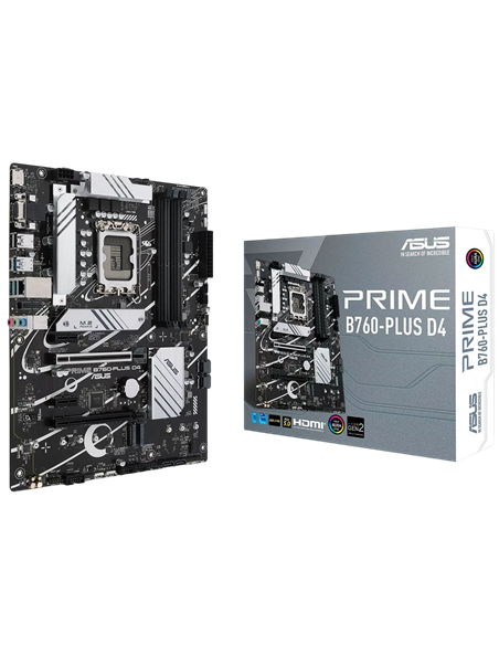 Материнская плата ASUS PRIME B760-PLUS D4, LGA1700, Intel B760, ATX