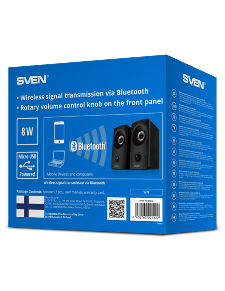 Boxe pentru calculator SVEN "405", Negru Boxe pentru calculator SVEN "405", Negru