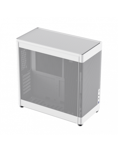 Carcasă PC Gamemax MeshBox Pro WT, Midi-Tower, Fără PSU, Alb